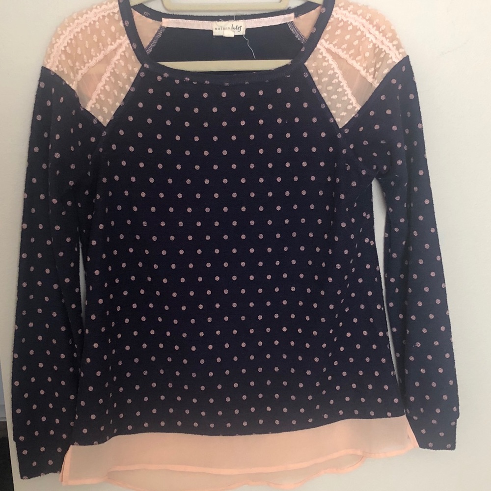 Long sleeve layered top